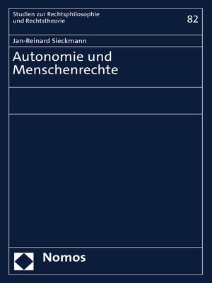 cover image of Autonomie und Menschenrechte